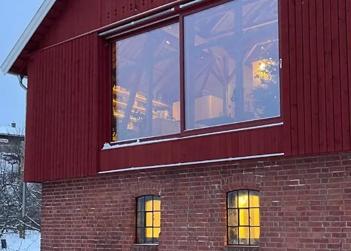 度假居 Converted Barn With Sea View Over Oslo Fjord Vollen (Akershus)